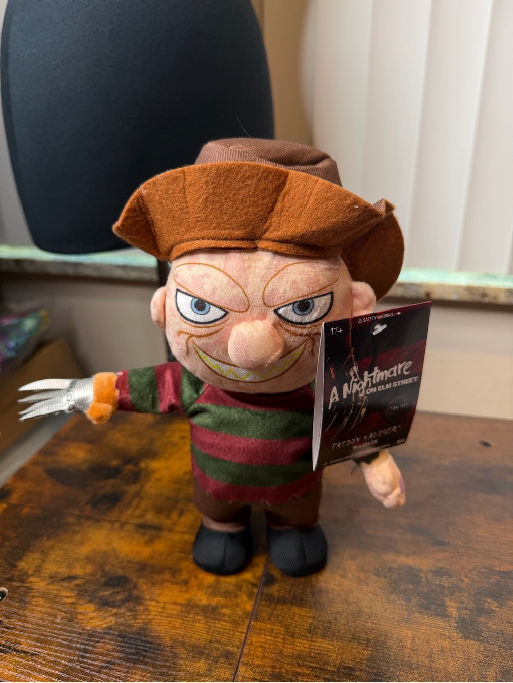 Freddy Kruger Nightmare On Elm Street Gemmy Animated Plush Waddler NEW